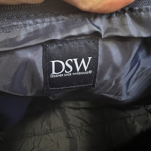 NWOT DSW EXCLUSIVE FREE FELT WEEKENDER BAG TOTE NAVY BLUE - Picture 5 of 11